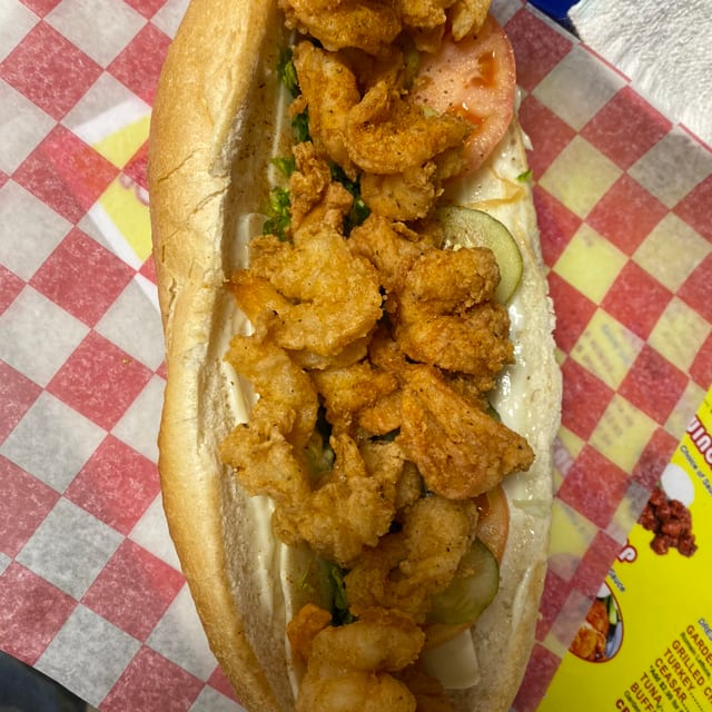 Buffalo Shrimp Hoagie.