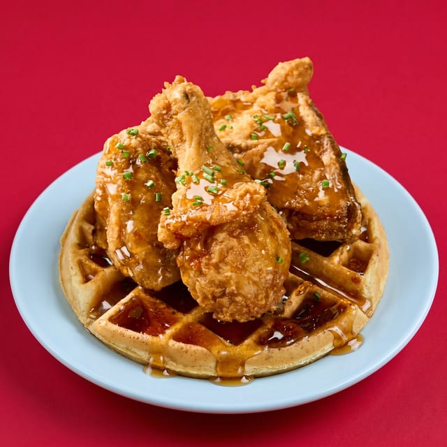 Chicken and Waffles.